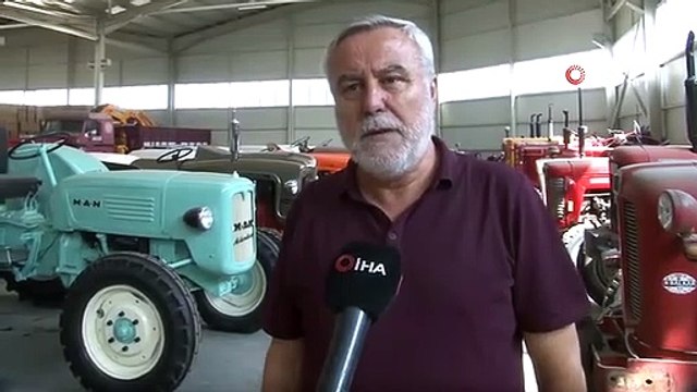 Un homme d'affaires de Konya veut créer un musée avec des tracteurs anciens