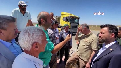 L'agriculteur s'exprimant à Yozgat lors de la visite du directeur général de TMO, Güldal, au centre d'approvisionnement： ＂Il a terminé la ferme.
