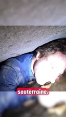 Il reste coincé seul dans une grotte souterraine.