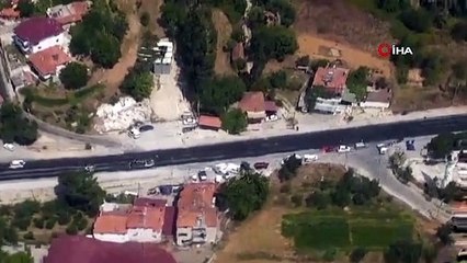 Jandarmanın havadaki yeni gözü 'Cayrokopter' trafik denetiminde