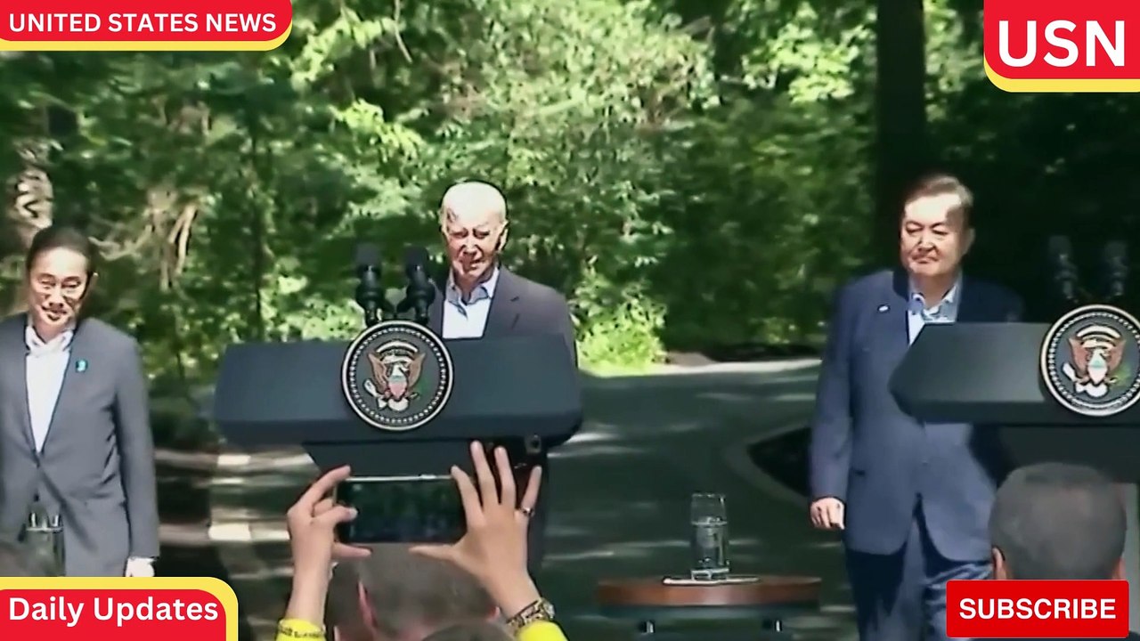 At Camp David, Leaders Criticize Beijing's Moves in South China Sea video