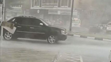 'This is so insane!' - Mighty rain storm wreaks havoc in Dubai, UAE