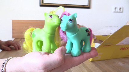 MY LITTLE PONY-UNBOXING PONY POST BABY PAWS AND BABY LEAPER