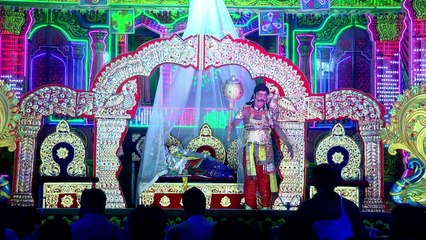 ಕುರುಕ್ಷೇತ್ರ  ಮಹಾಭಾರತ Kurukshetra Nataka Drama Sri krishna Sandana,Mahabharath,Dharma Rajya Stapane highlight.mp4