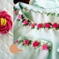 Beautiful hand embroidery designs| mirror work|thread work| how to|Embroidery designs|beautifuldesigns