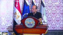 الرئيس السيسي يقوم بجولة تفقدية في الأكاديمية العسكرية المصرية