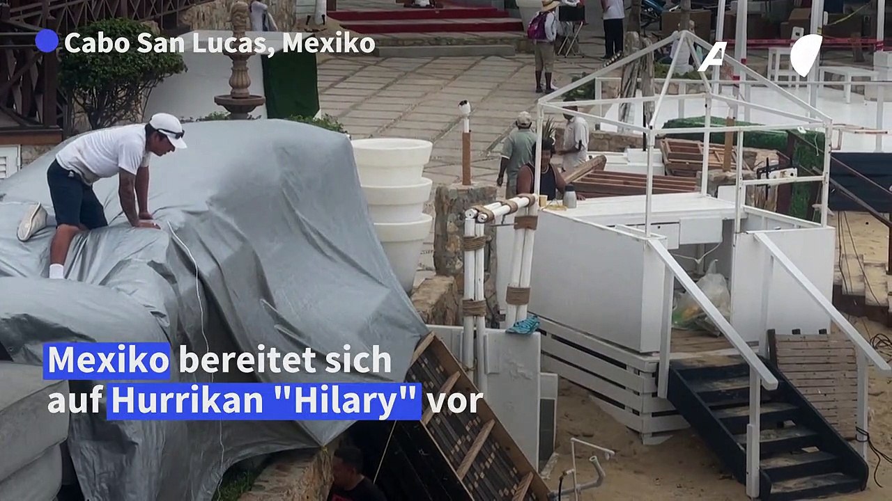 Hurrikan 'Hilary' rückt auf Mexiko zu