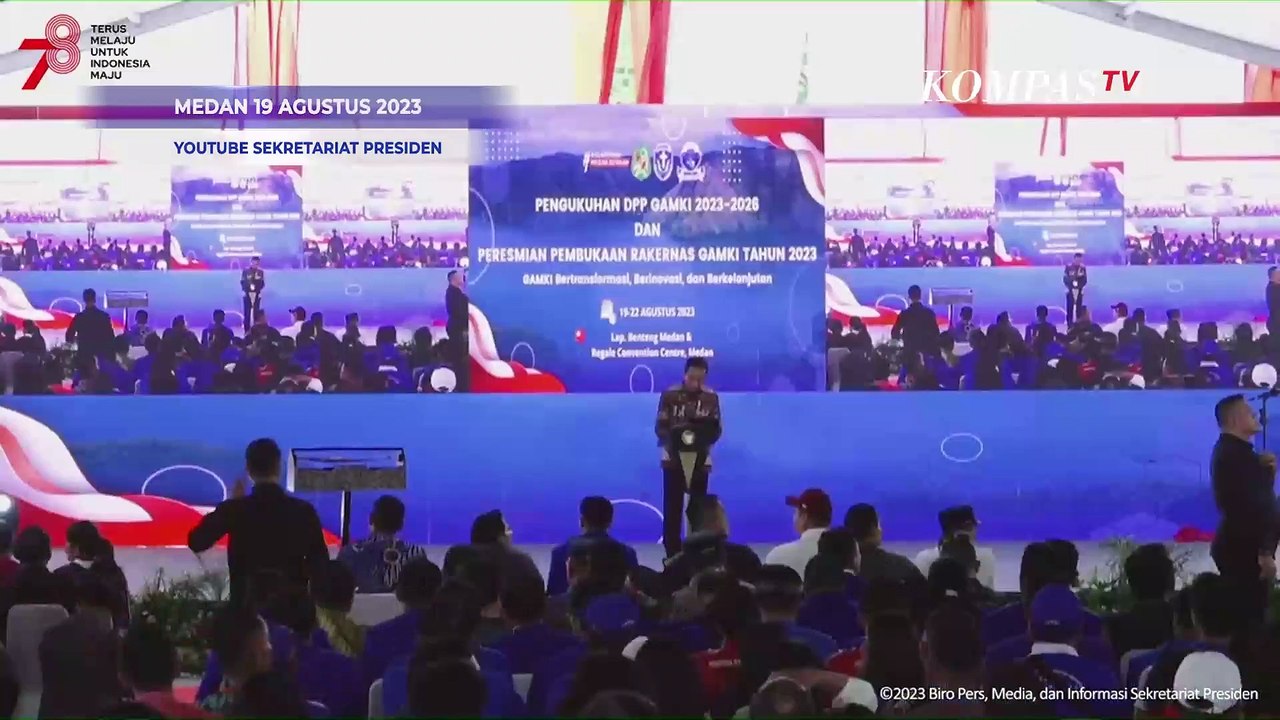 Pidato Jokowi di GAMKI Singgung Situasi Politik...