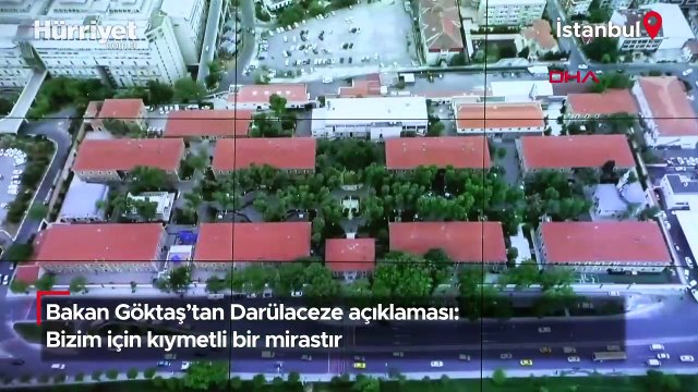 Bakan Göktaş'tan Darülaceze açıklaması: Bizim için kıymetli bir mirastır