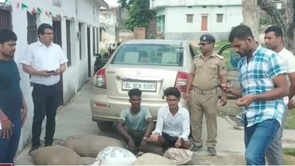 सारण: उत्पाद विभाग की टीम ने किया छापेमारी, लग्जरी वाहन से भारी मात्रा में शराब बरामद