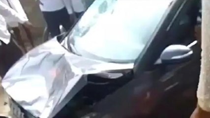 भीलवाड़ा: शराब के नशे में कार चालक ने गायों की मारी टक्‍कर, एक की हुई मौत