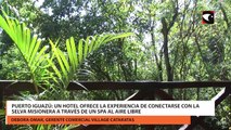 Puerto Iguazú: un hotel ofrece la experiencia de conectarse con la Selva Misionera a través de un spa al aire libre