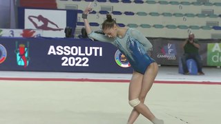 Veronica Mandriota - FX AA - 2022 Italian gymnastics championships