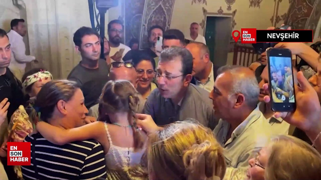 Ekrem İmamoğlu, Hacı Bektaş Veli Türbesi'nde dua etti