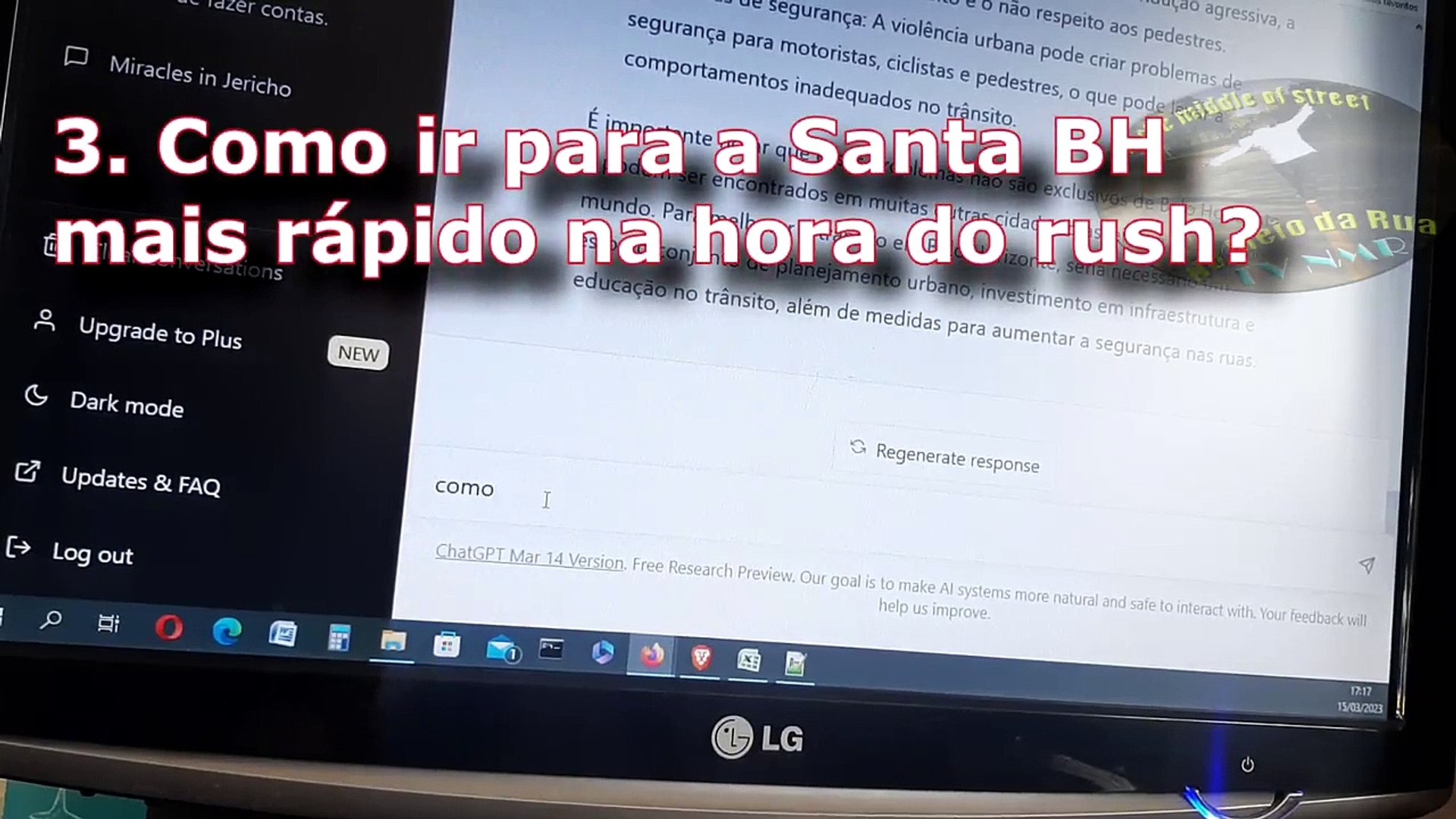 CHATGPT Aplicado no trânsito com Perguntas Difícies