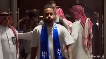 Accoglienza da star a Riyadh per Neymar