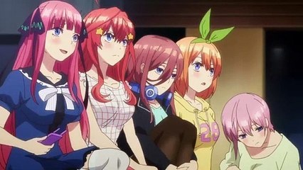 The Quintessential Quintuplets-funny  test moment English Dub anime