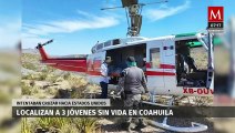 Localizan a 3 jóvenes sin vida en desierto de Coahuila; intentaban cruzar hacia Estados Unidos