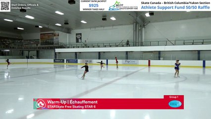 STAR 6 Women Free Program Gp1 - 2023 Super Series BC Summer Skate - Rink 1