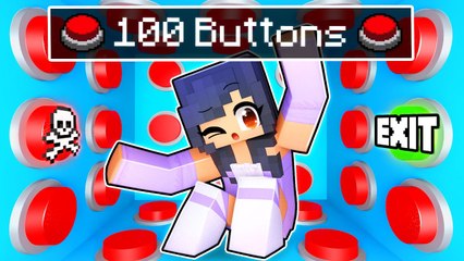 100 Mystery BUTTONS But ONE Lets Us Escape...