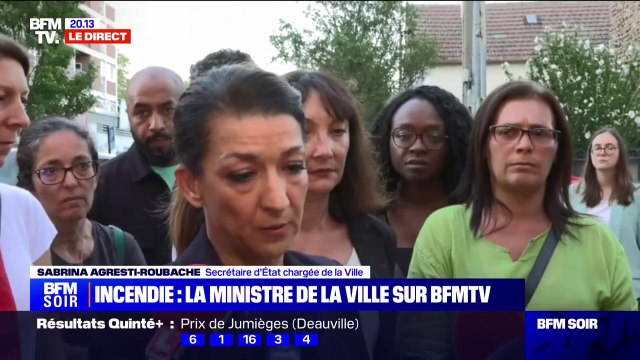 Sabrina Agresti-Roubache sur l'incendie de l'Ile-Saint-Denis: On est sur un bilan très lourd