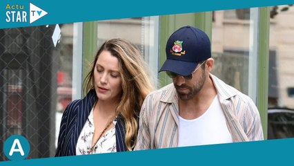 PHOTOS Blake Lively en robe stylée et déboutonnée avec Ryan Reynolds à Paris  ils ont craqué pour u