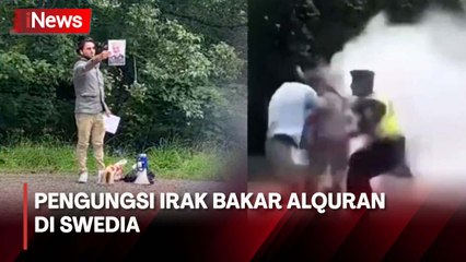 Salwan Momika Bakar Alquran di Swedia, Polisi Malah Tangkap Muslimah Pemadam Api