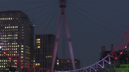 London Eye sparkles in red and white to cheer on Lionesses ahead of World Cup final