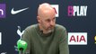We need to find way to score - Ten Hag after 2-0 defeat to Tottenham