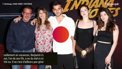 "C'est un montage ?" : Simon Castaldi incrédule face à la photo de son père Benjamin ultra baraqué
