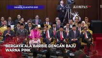 Menteri Basuki dan Airlangga Goda Sri Mulyani Gegara Tampil Pink ala Barbie