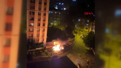 Kağıthane'de Çocuk Parkında Yangın Çıktı