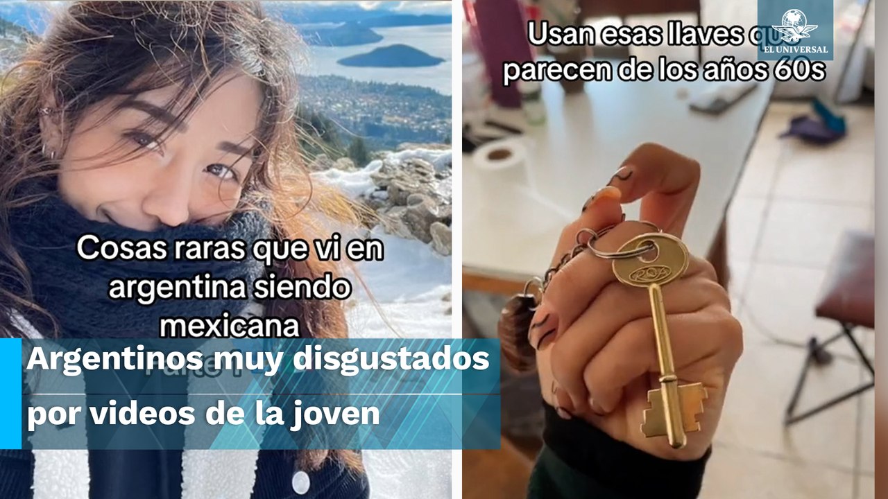 Tiktoker mexicana es criticada por compartir “cosas raras” de Argentina
