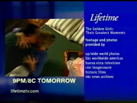 The Golden Girls Greatest Moments/ The Golden Girls Lifetime Split Screen Credits
