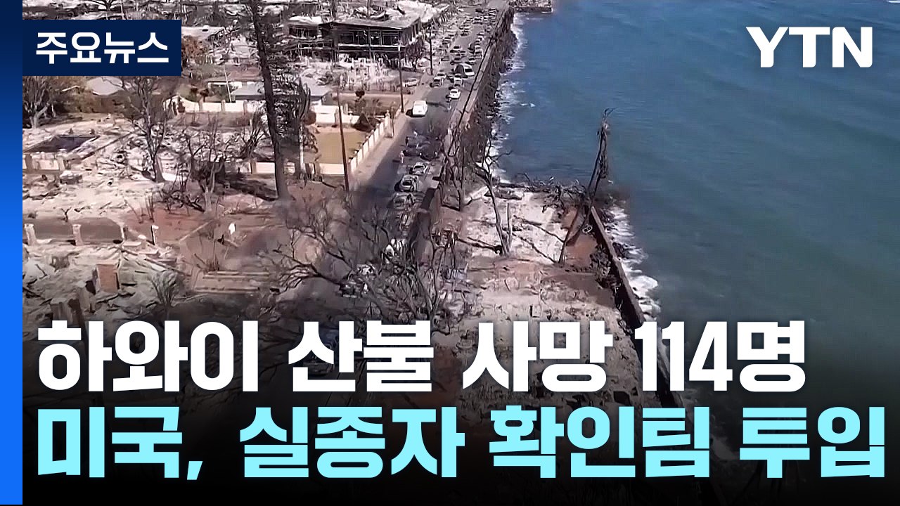 하와이 산불 사망자 114명으로 늘어...스페인 산불 대피 2만6천 명 / YTN