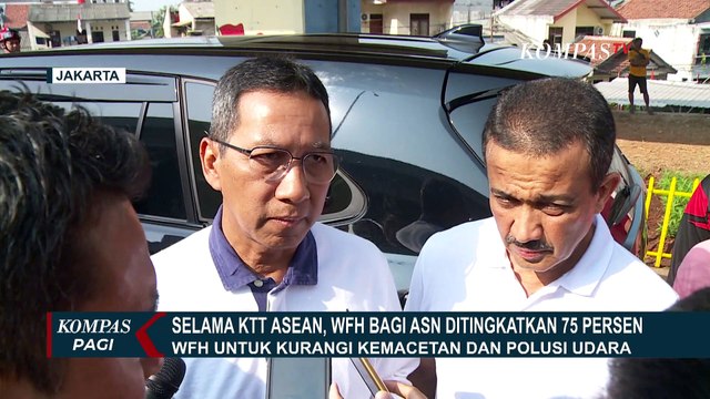 Selama KTT ASEAN, WFH Bagi ASN di Jakarta Ditingkatkan Jadi 75 Persen!