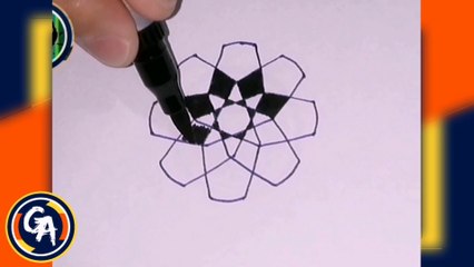 DIBUJANDO y pintando un agradable mandala rápidamente. VIDEO #2  DRAWING and painting a nice mandala quickly. VIDEO #2.