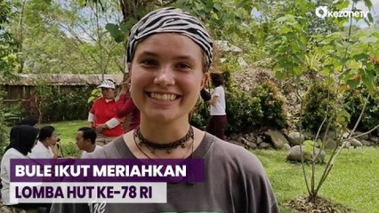 Download Video: Bule dari Mancanegara Ikut Meriahkan Lomba HUT ke-78 RI