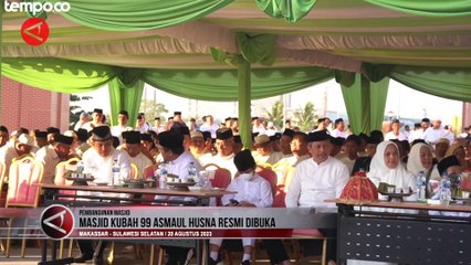Masjid Kubah 99 Asmaul Husna di Makassar Resmi Dibuka