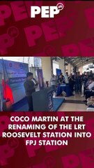 Coco Martin nagsalita sa bagong parangal para kay FPJ #shorts #PEP