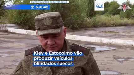 Ucrânia e Suécia assinam acordo para produção de veículos de combate CV-90