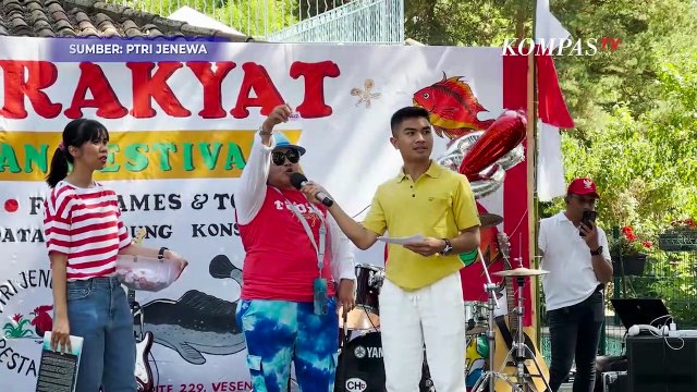 Aksi Menteri Basuki Hadimuljono Main Drum di Acara Pesta Rakyat di Jenewa Swiss