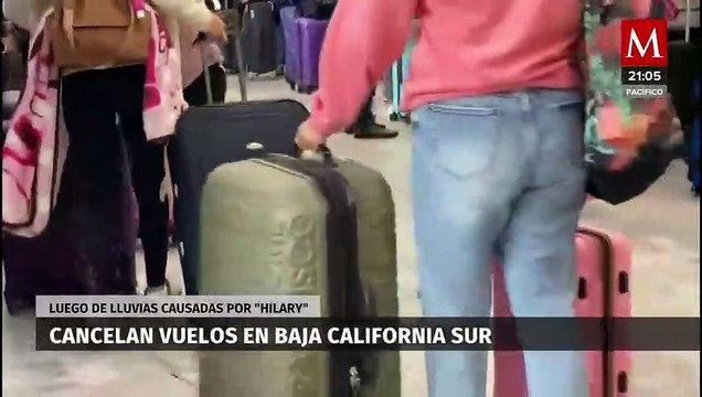 Suspensión de Vuelos en el Aeropuerto de San José del Cabo debido al Huracán Hilary