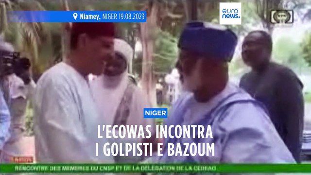 Niger, Ecowas incontra i leader golpisti e il presidente Bazoum: Non parleremo per sempre