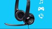 H390 Wired Headset for PC/Laptop, Stereo Headphones with Noise Cancelling