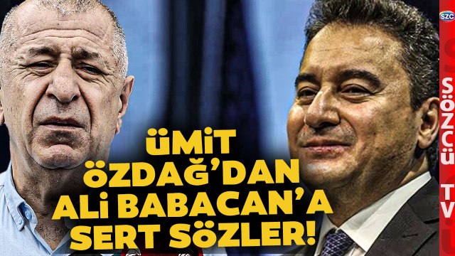 Ümit Özdağ Ali Babacan'a Açtı Ağzını Yumdu Gözünü! O Sözlerini Böyle Eleştirdi
