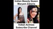 Indian Beautiful Actress Maryam Zakaria