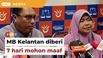 Label 2 Adun pembangkang anti-Islam, MB Kelantan diberi 7 hari mohon maaf