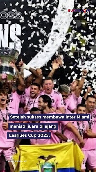 Inter Miami Juara Leagues Cup 2023, Trofi Perdana Messi di AS