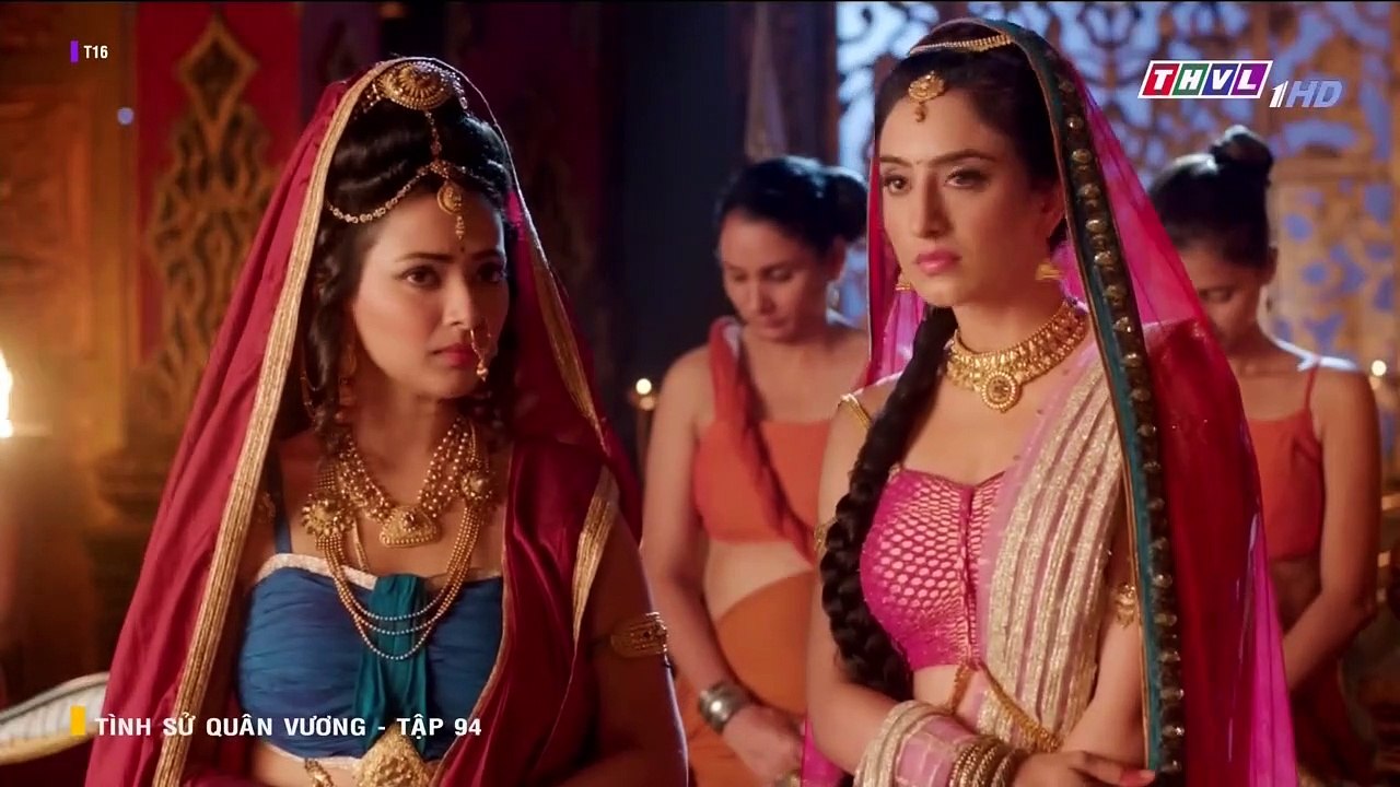 tình sử quân vương tập 94 - THVL1 lồng tiếng - phim ấn độ - xem phim tinh su quan vuong tap 95